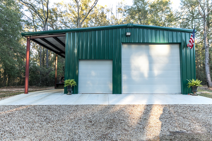 Storage Building With the Color Visualizer for Metal Roofing & Siding